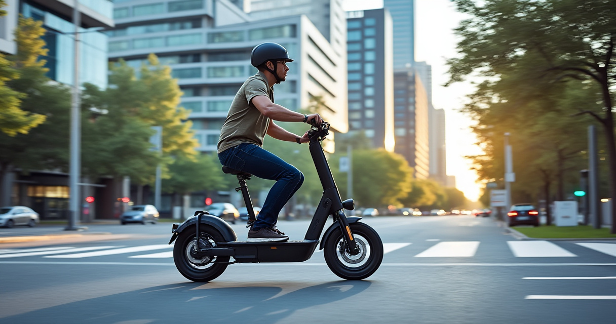 E-Scooter nebeneinander für Vergleich